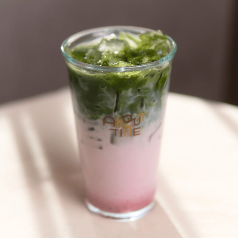 Strawberry Matcha Milk