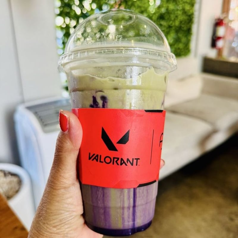 Ube Matcha Latte