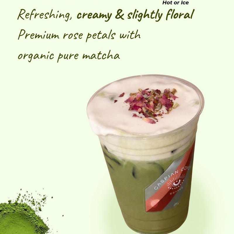 Matcha & Rose Latte