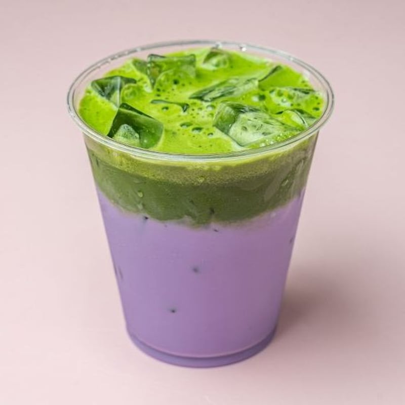 Iced Purple Matcha Latte