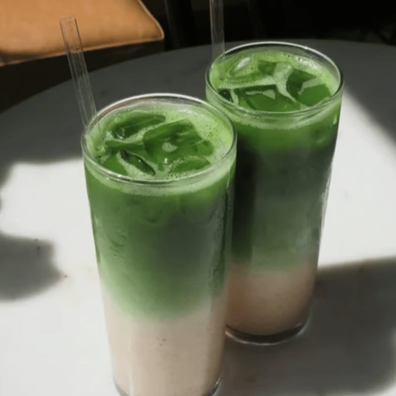 Horchata Matcha Latte