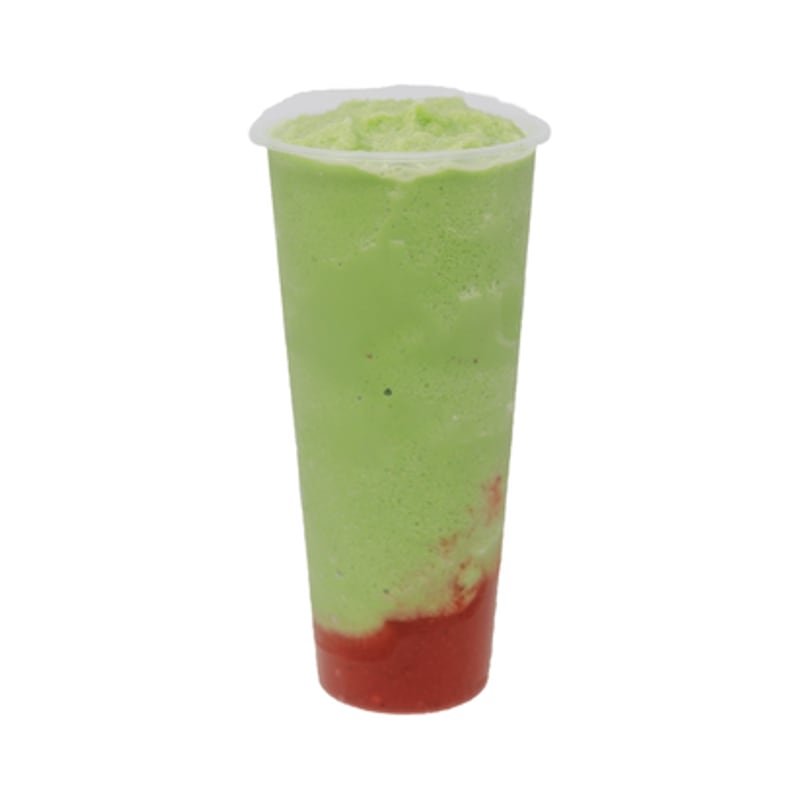 Strawberry Matcha Blended