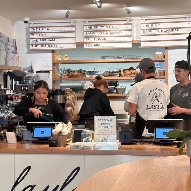 Matcha from Layla Bagels