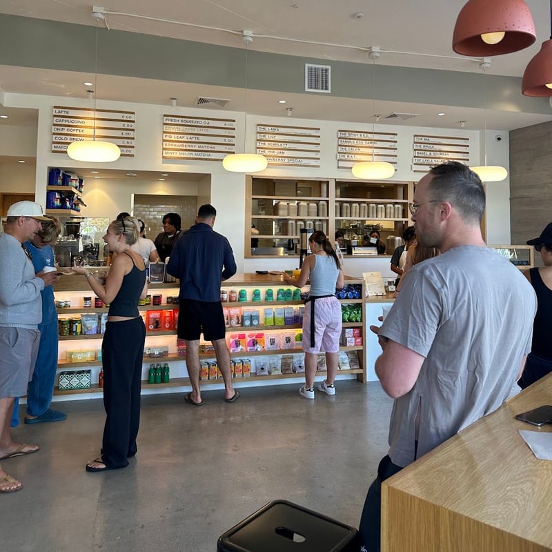 Matcha from Layla Bagels
