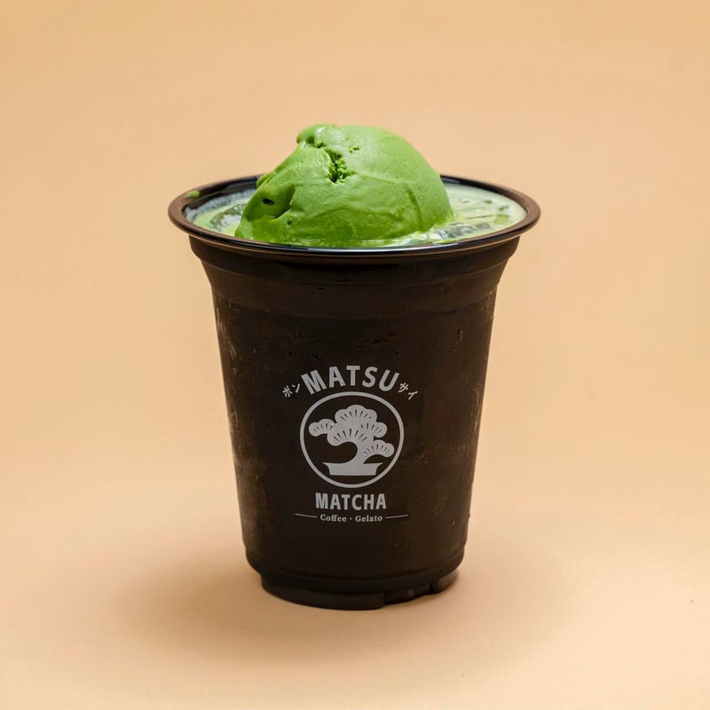 Gelato on Matcha Blended