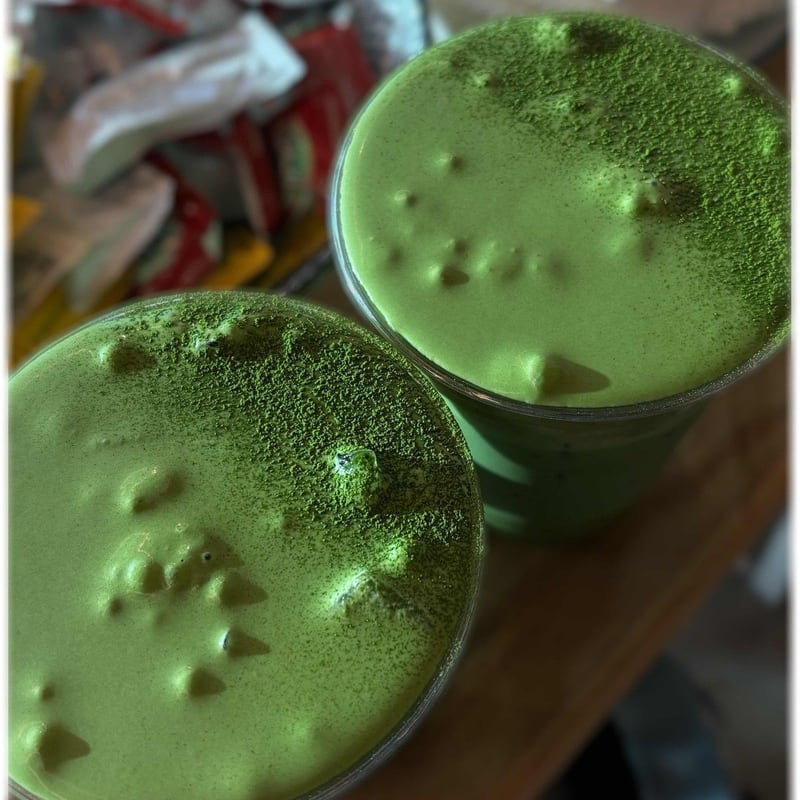 White Creamtop Matcha Latte