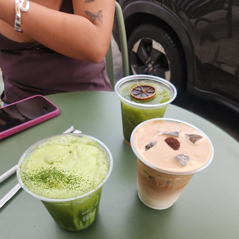 Matcha from rok coffee and tea