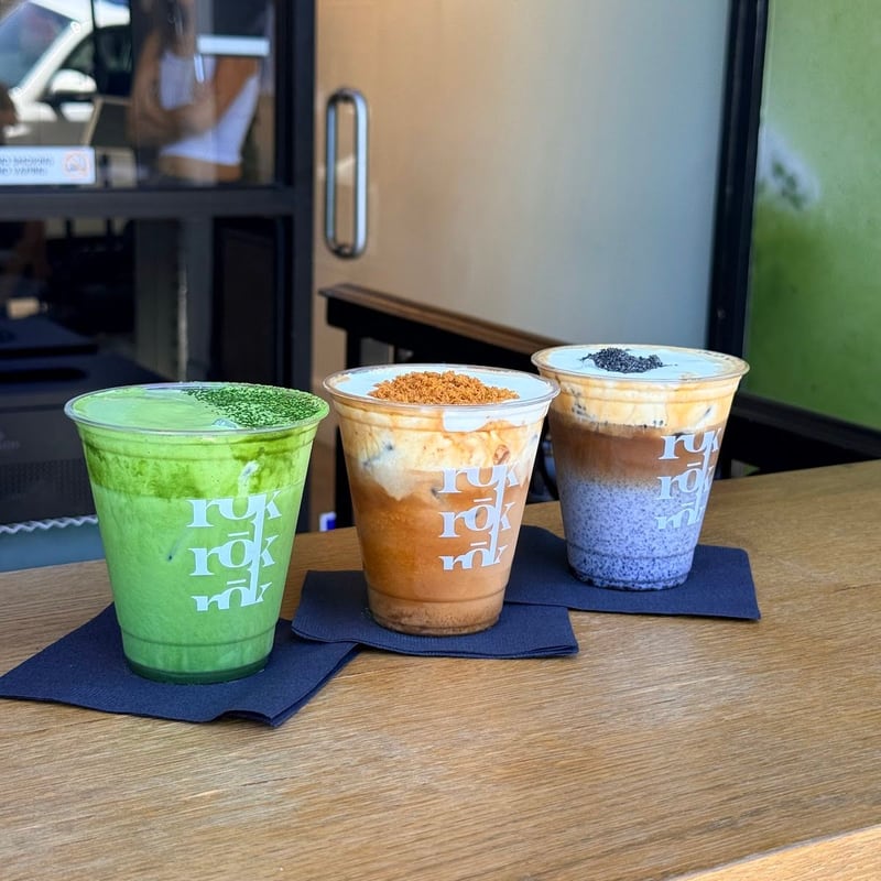 Matcha from rok coffee and tea